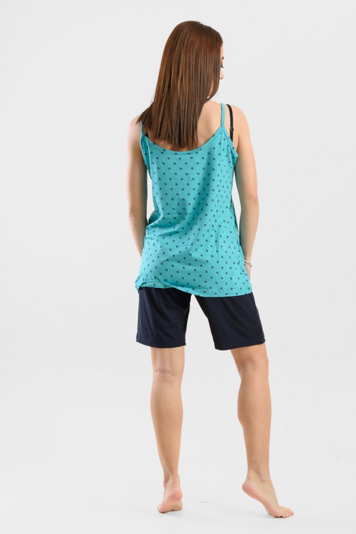 Summer Pajama set with Bermuda Bermuda CHERRY 224 VERAMAN