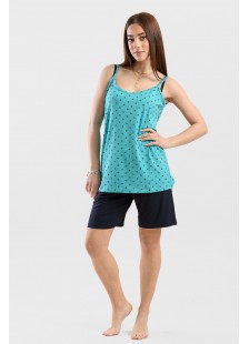 Sommer-Pyjama-Set mit Bermuda Bermuda CHERRY 224 VERAMAN Sommer-Pyjama-Set mit Bermuda Bermuda CHERRY 224 VERAMAN