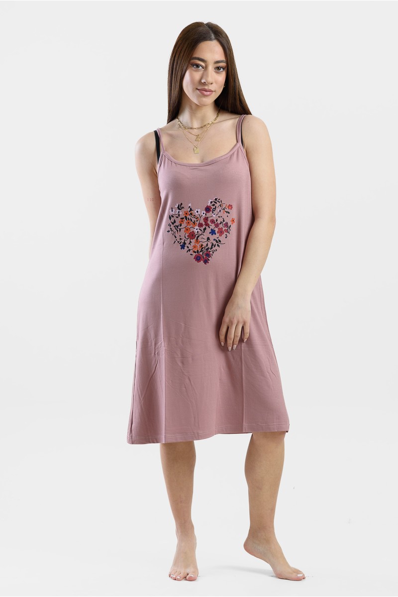 Sommernachthemd mit dünnen Trägern CHERRY 227 SHAPY MILL Sommernachthemd mit dünnen Trägern CHERRY 227 SHAPY MILL