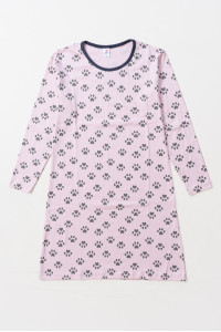 Winter nightgown Allover print CHERRY FOOTPRINT 2503
