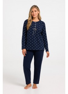 Damen-Winter-Pyjama CHERRY MARGARET 2510 Damen-Winter-Pyjama CHERRY MARGARET 2510