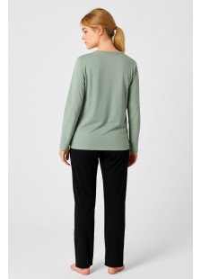 WINTER-PYJAMA DAMEN KIRSCHE LIEBE 2605 MINT WINTER-PYJAMA DAMEN KIRSCHE LIEBE 2605 MINT