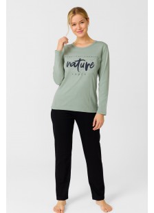 WINTER-PYJAMA DAMEN KIRSCHE LIEBE 2605 MINT WINTER-PYJAMA DAMEN KIRSCHE LIEBE 2605 MINT