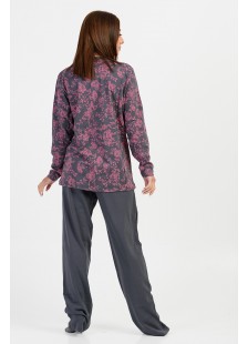 Women's winter pajamas CHERRY FLORAL 524