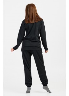 Women's pajamas with elastic CHERRY Black Hearts 527