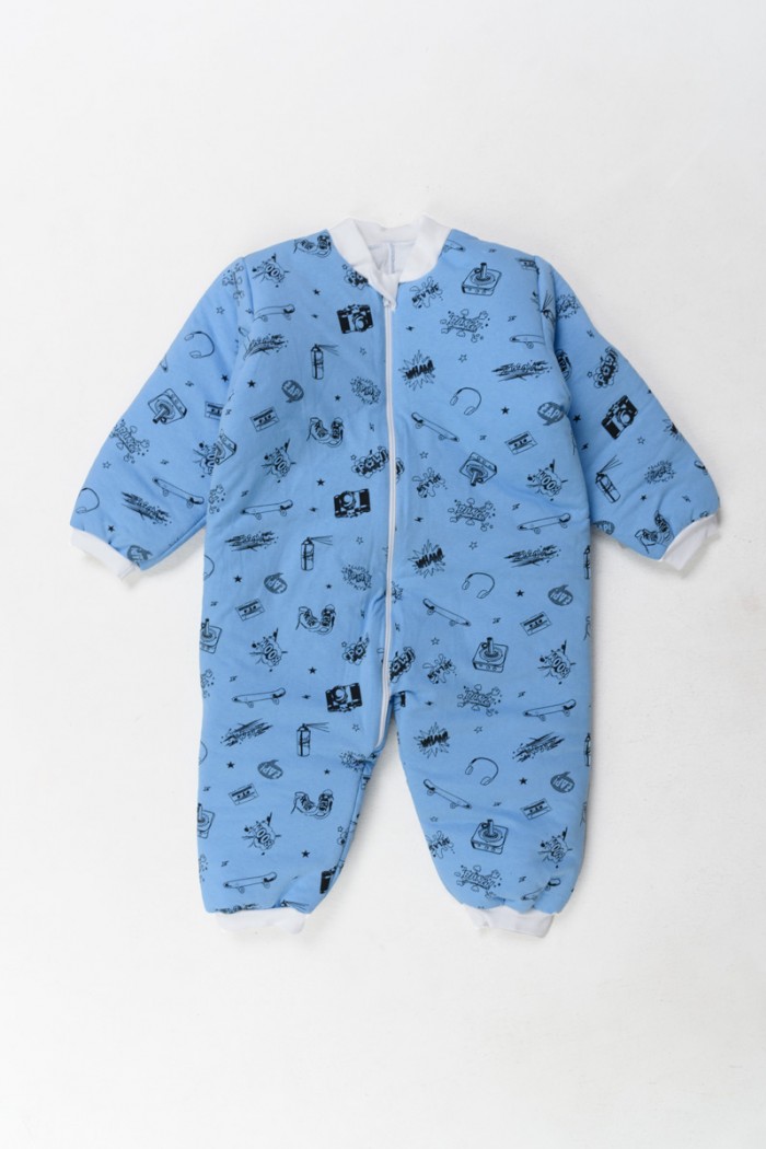 Baby Sleeping Bag Cherry Blue Bear