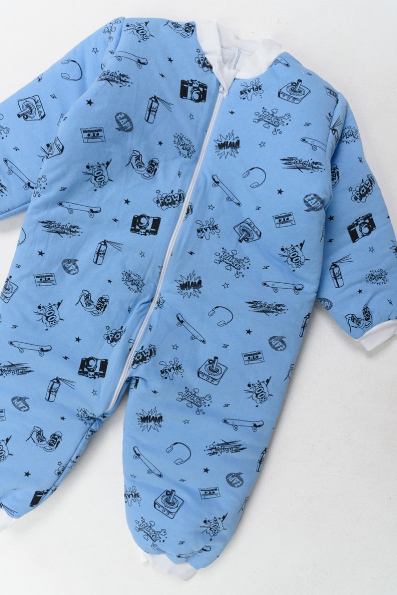 Baby Sleeping Bag Cherry Blue Bear