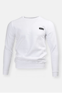 Sweatshirt blouse Cotton4all WHITE DIY