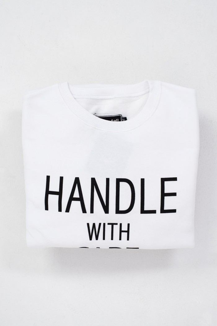 Blouse Sweatshirt Cotton4all HANDLE WITH CARE