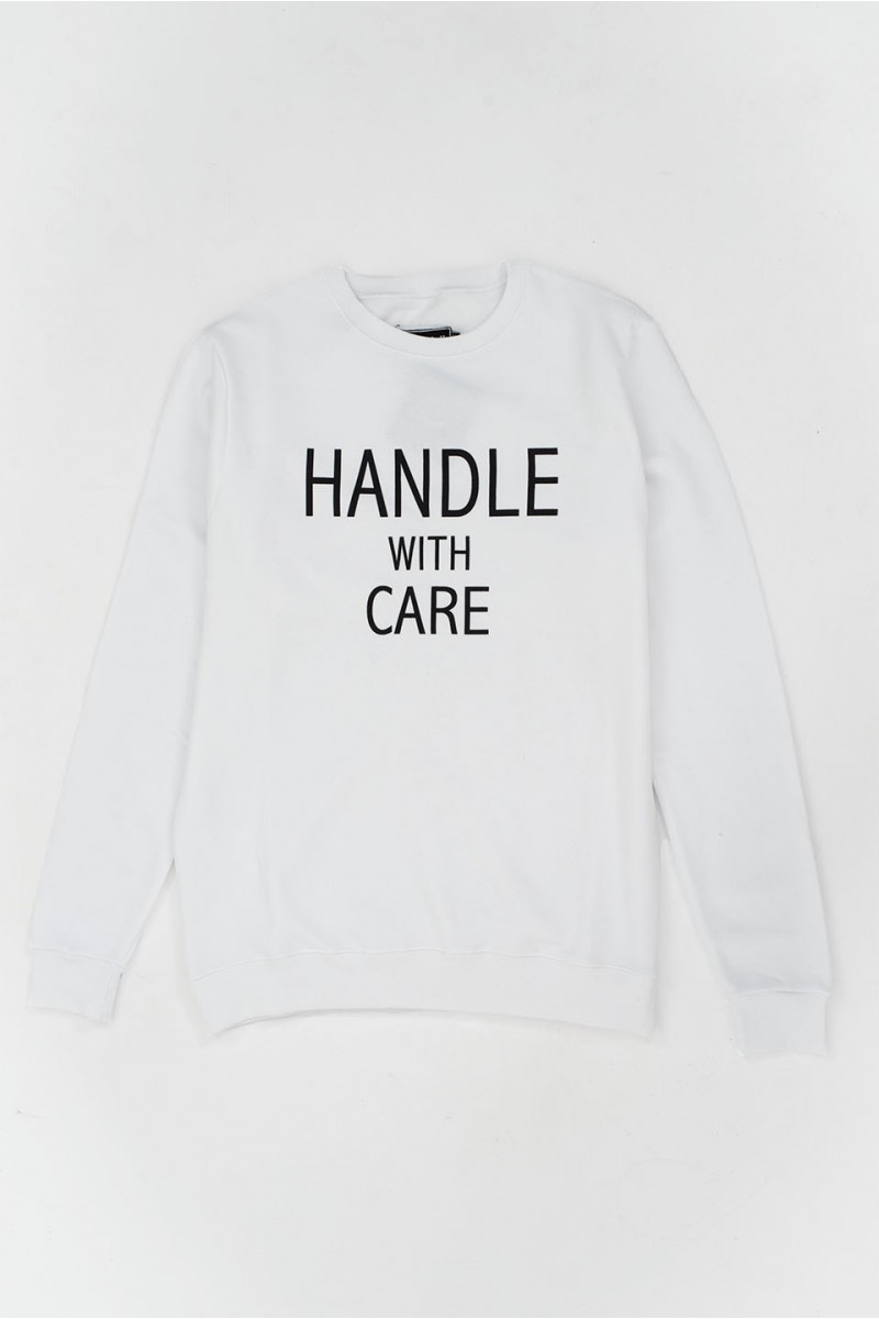 Bluse Sweatshirt Cotton4all HANDLE WITH CARE Bluse Sweatshirt Cotton4all HANDLE WITH CARE