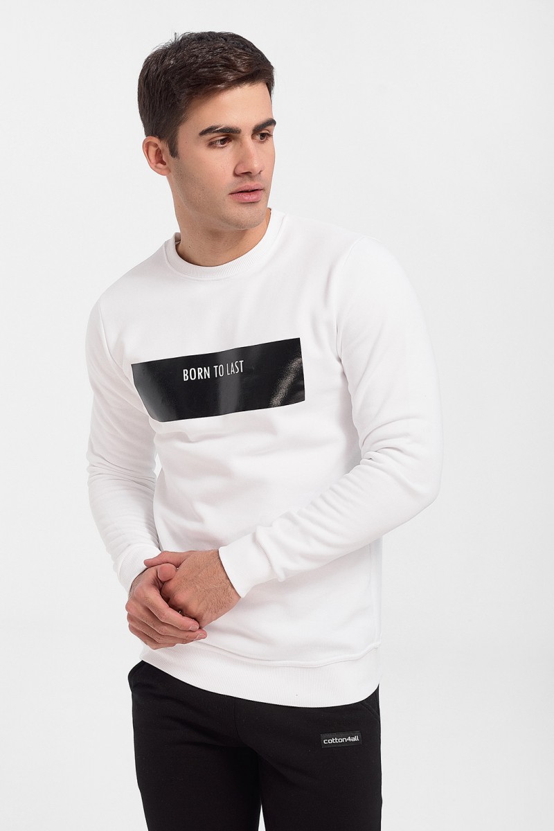 Herren-Sweatshirt COTTON4ALL Born to last
