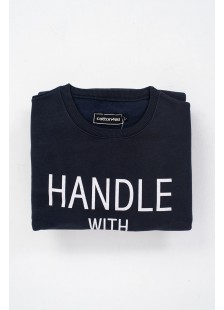 Bluse Sweatshirt Cotton4all HANDLE WITH CARE Bluse Sweatshirt Cotton4all HANDLE WITH CARE