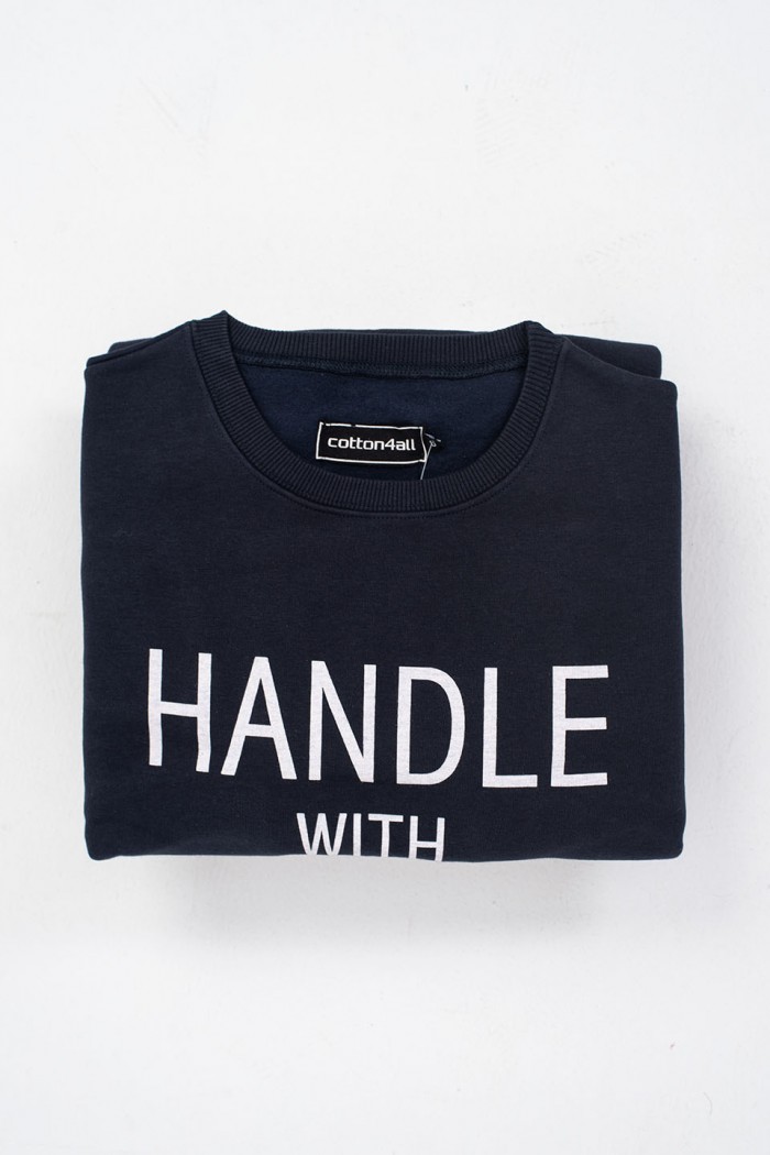 Blouse Sweatshirt Cotton4all HANDLE WITH CARE