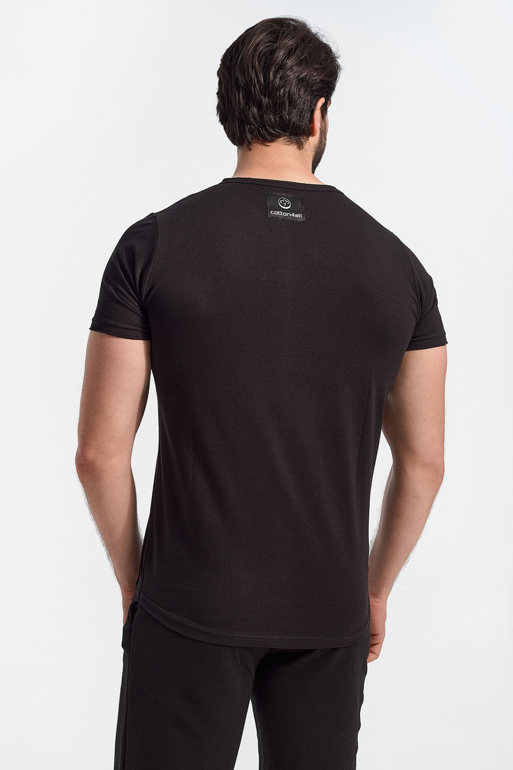 Men's T-Shirt Cotton4all JOKER Black