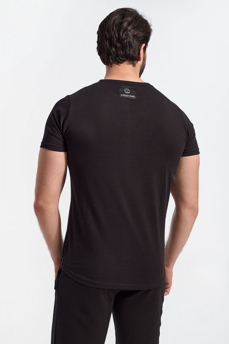 Men's T-Shirt Cotton4all JOKER Black