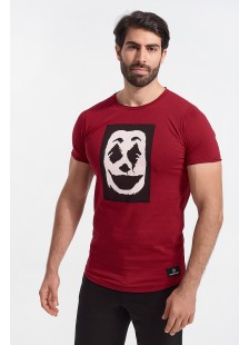 Men's T-Shirt Cotton4all JOKER Bordeaux Men's T-Shirt Cotton4all JOKER Bordeaux