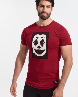 Herren T-Shirt Cotton4all JOKER Bordeaux