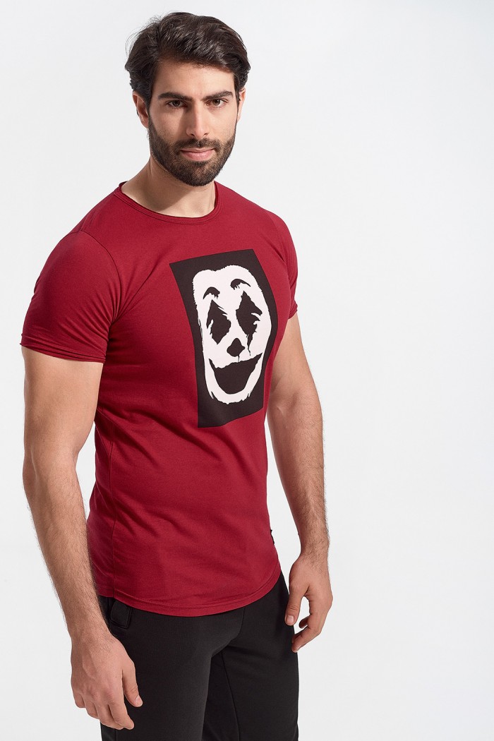 Herren T-Shirt Cotton4all JOKER Bordeaux