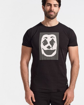 Herren T-Shirt Cotton4all JOKER Schwarz