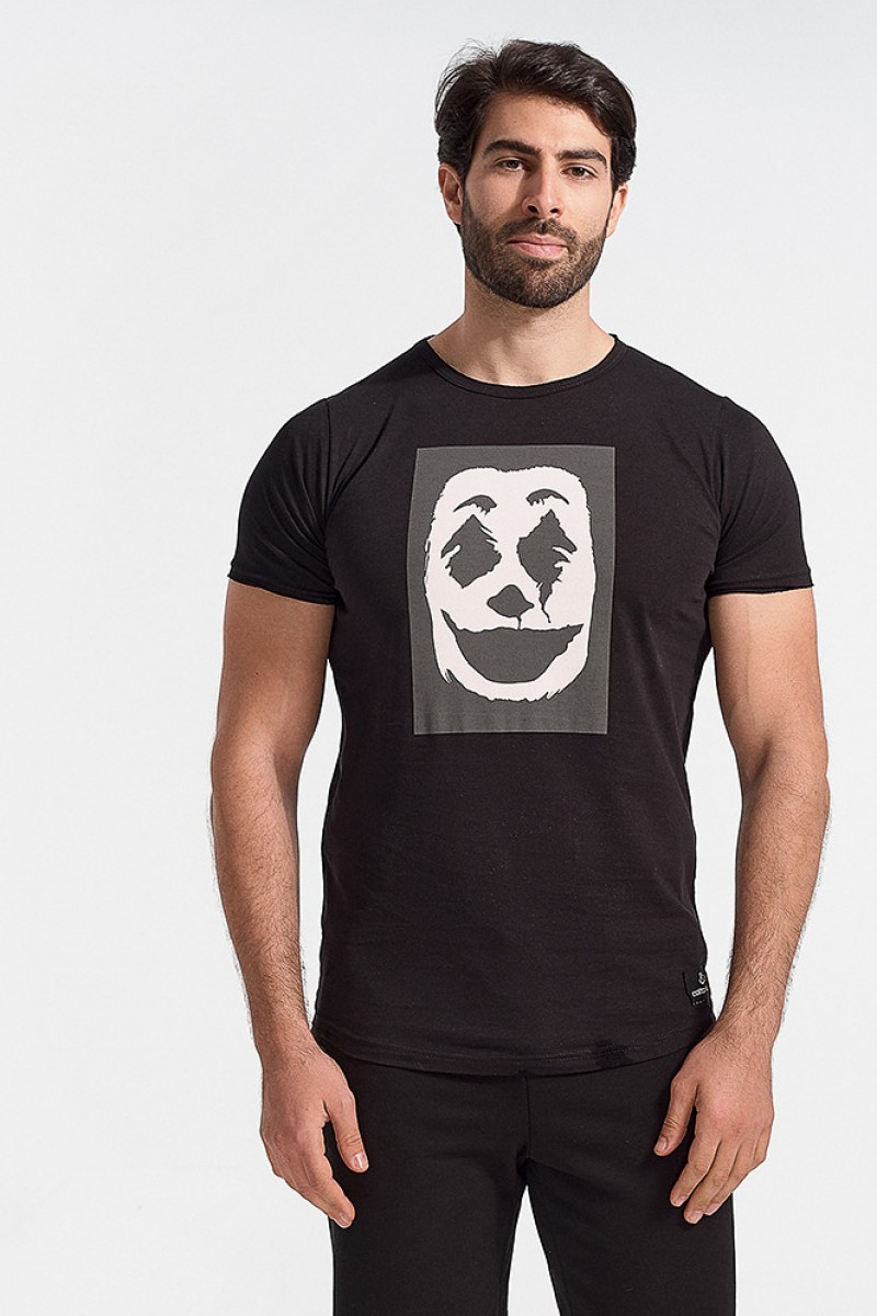 Men's T-Shirt Cotton4all JOKER Black