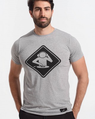 Herren T-Shirt Cotton4all DEE JAY Grau