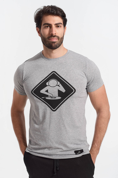 Men's T-Shirt Cotton4all DEE JAY Grey