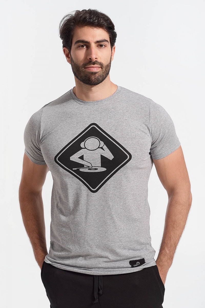 Men's T-Shirt Cotton4all DEE JAY Grey