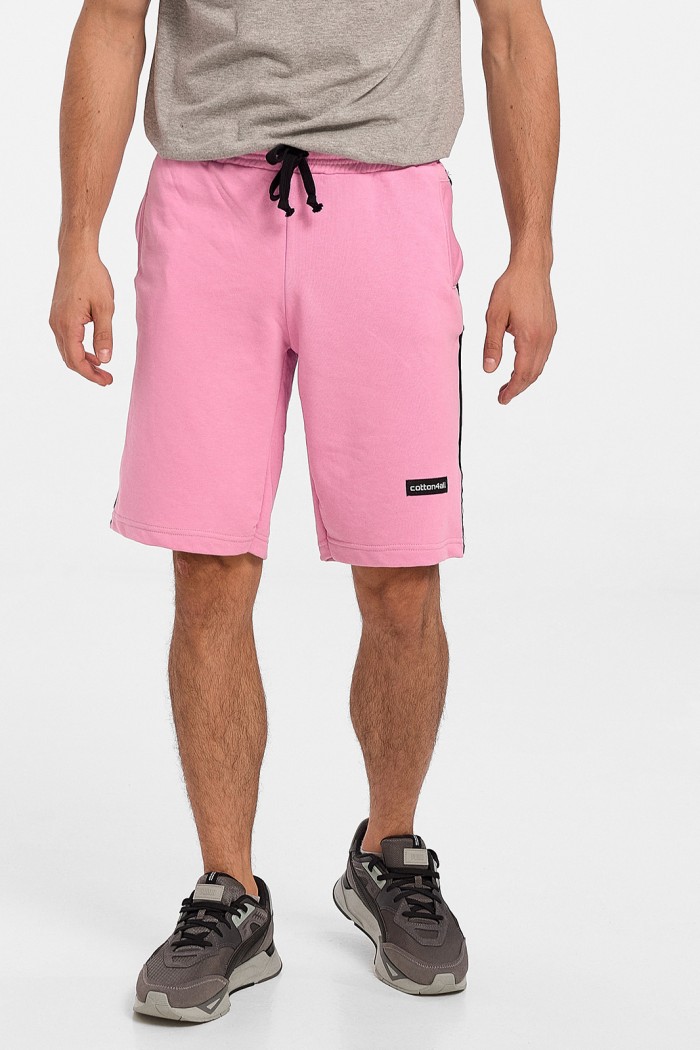 Men's Bermuda shorts COTTON4ALL Logo LILAC