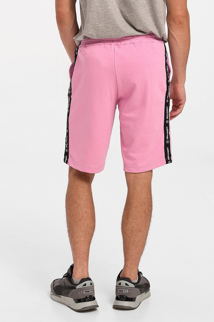 Men's Bermuda shorts COTTON4ALL Logo LILAC