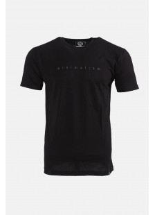 Men's T-Shirt Cotton4all Minimalism 23 706 Black Men's T-Shirt Cotton4all Minimalism 23 706 Black