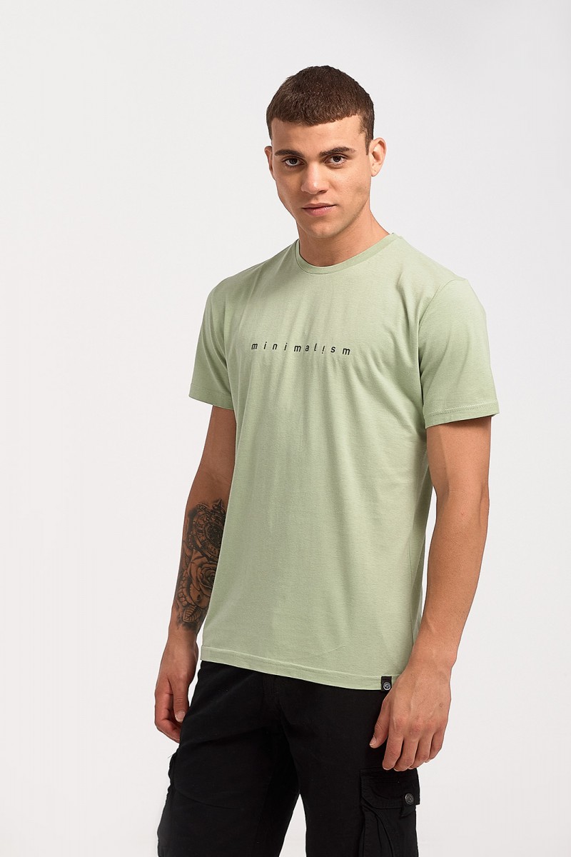 Men's T-Shirt Cotton4all Minimalism 23 706 Olive