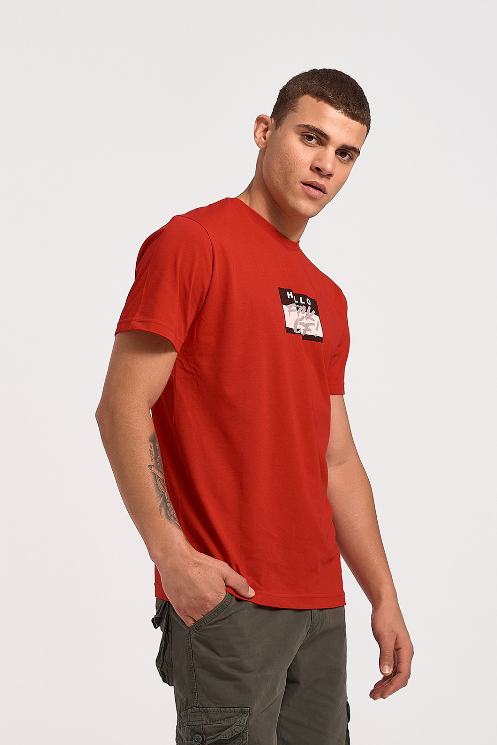 Men's T-shirt Cotton4all HELLO 23 722