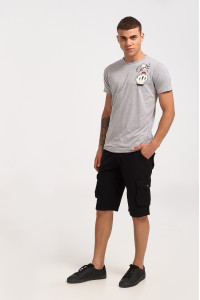 Men's T-Shirt Cotton4all MICKEY 23 731 GREY