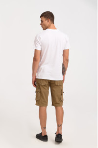 Men's T-Shirt Cotton4all BARBER 23-711 White