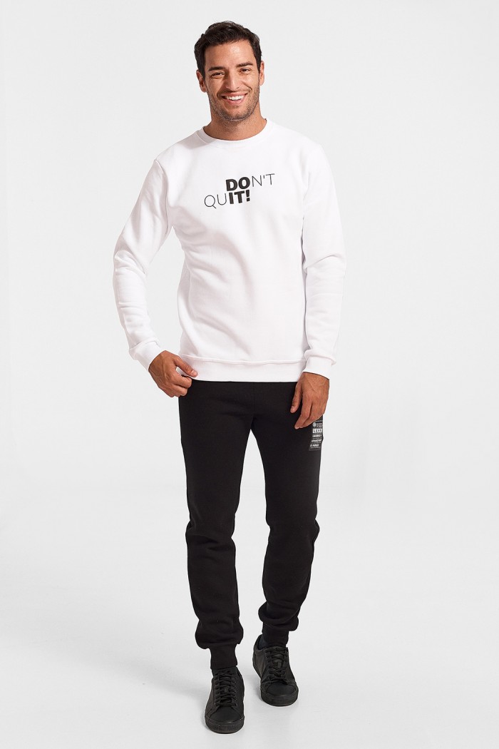 Sweatshirt Cotton4all Dont Quit 523