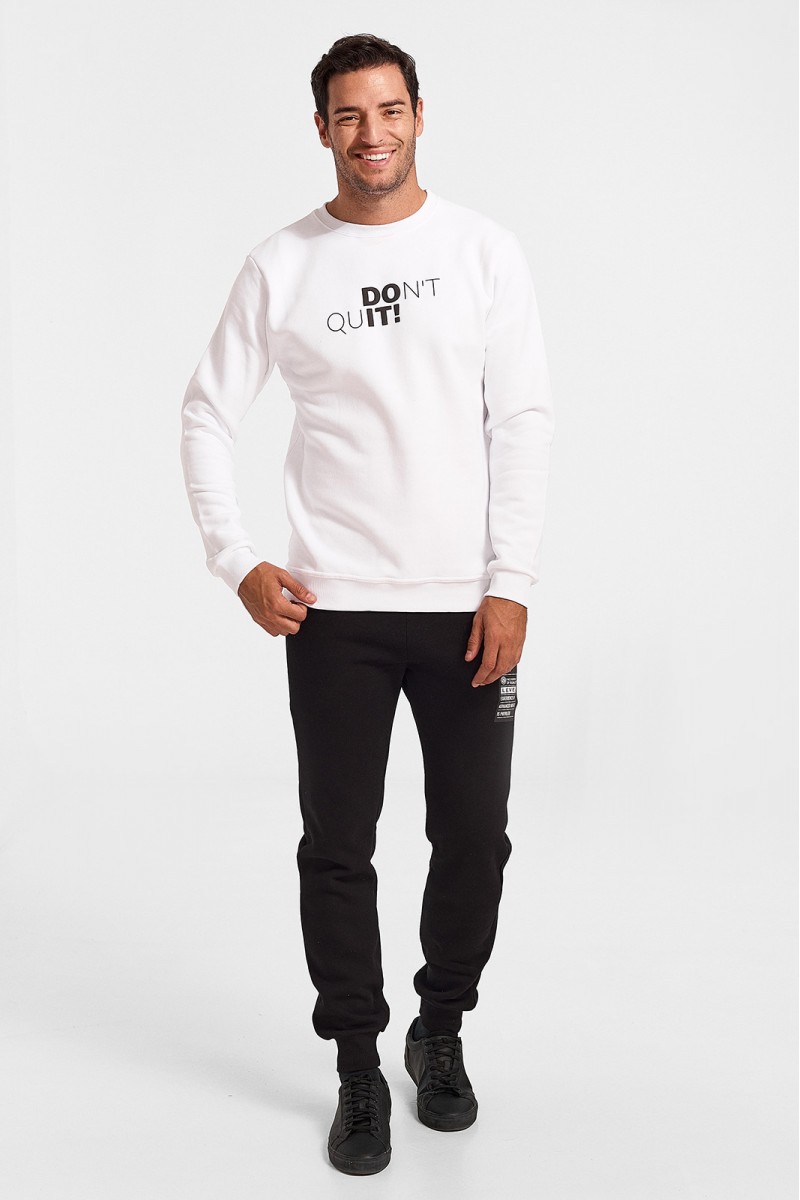 Sweatshirt Cotton4all Dont Quit 523 Sweatshirt Cotton4all Dont Quit 523