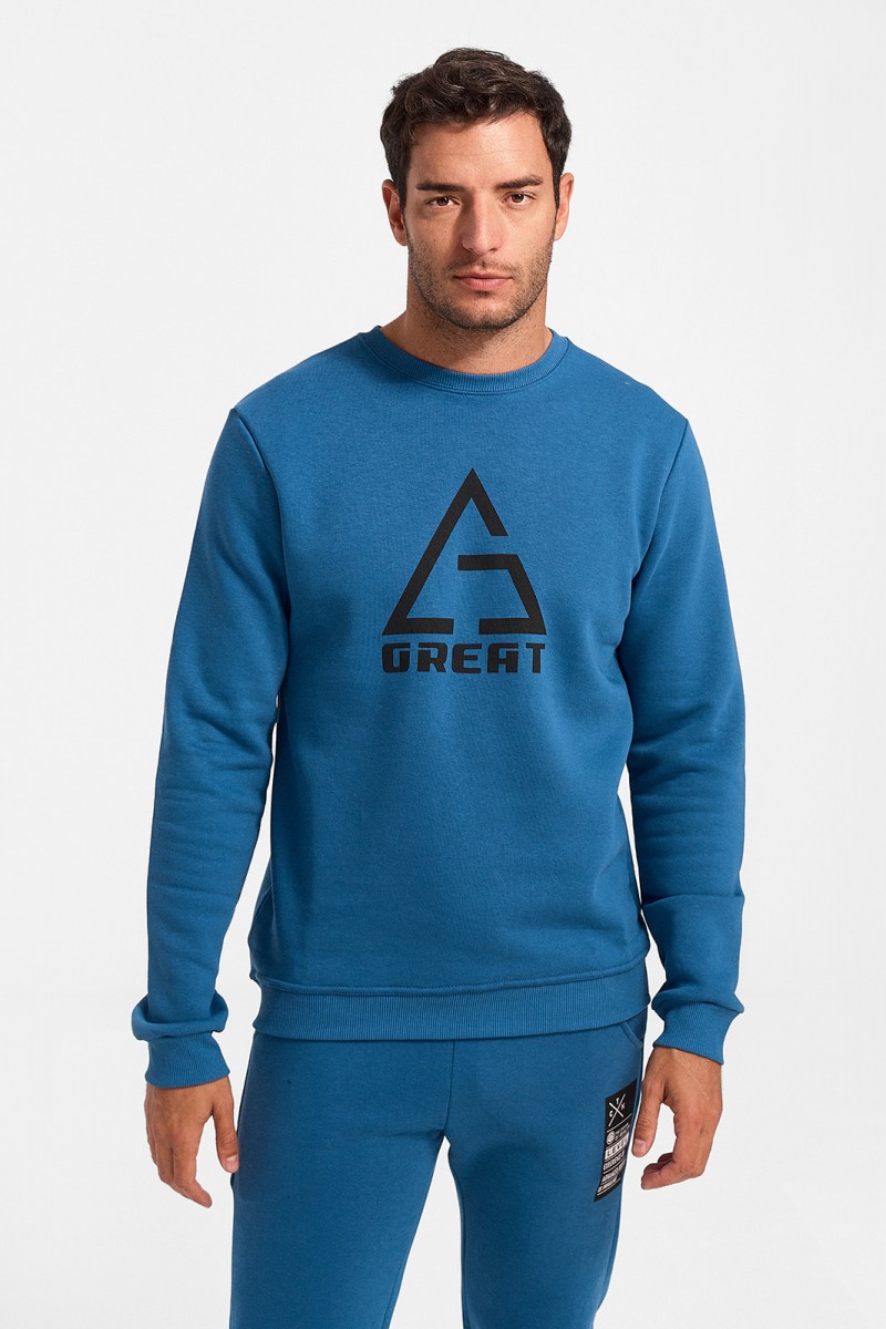 Sweatshirt Sweatshirt Cotton4all GREAT 520 Petrol