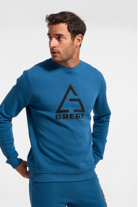 Sweatshirt Sweatshirt Cotton4all GREAT 520 Petrol