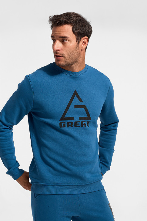 Sweatshirt Sweatshirt Cotton4all GREAT 520 Petrol