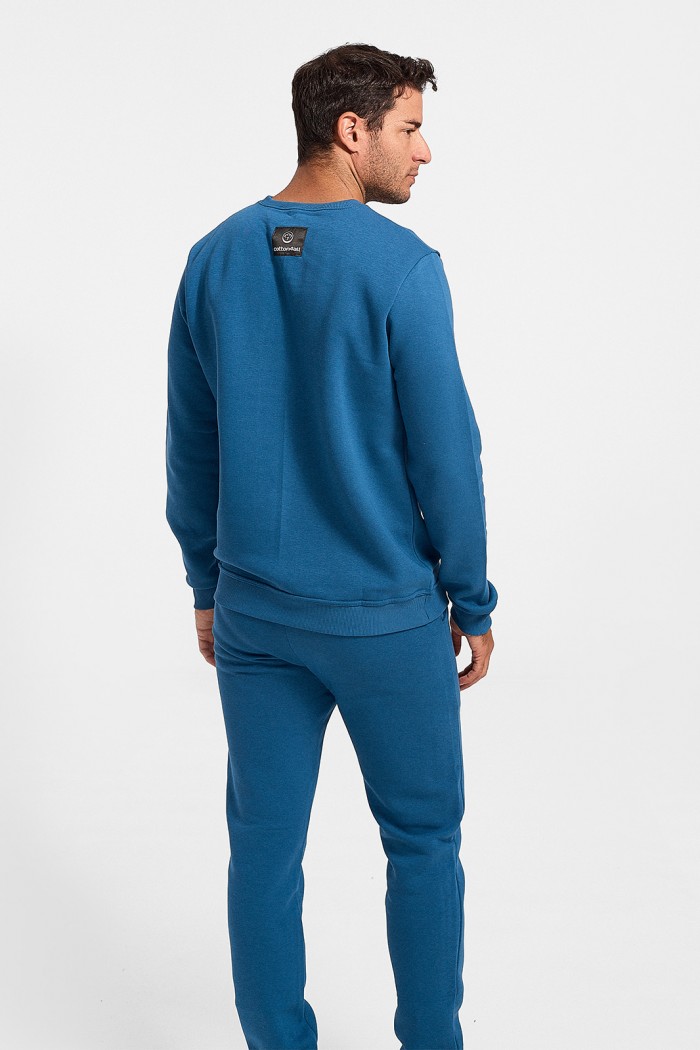 Sweatshirt Sweatshirt Cotton4all GREAT 520 Petrol