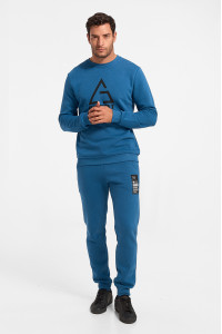 Sweatshirt Sweatshirt Cotton4all GREAT 520 Petrol