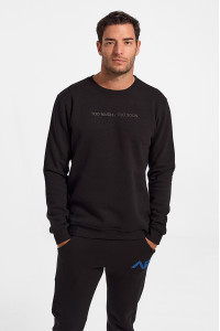 Blouse Sweatshirt Cotton4all Too Much 522 Black