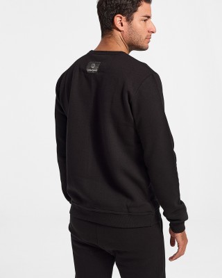 Bluse Sweatshirt Cotton4all Too Much 522 Schwarz