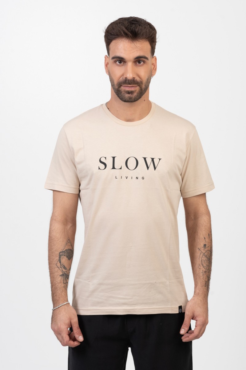 Men's T-shirt Cotton4all SLOW LIVING 24-901 EXPRESS