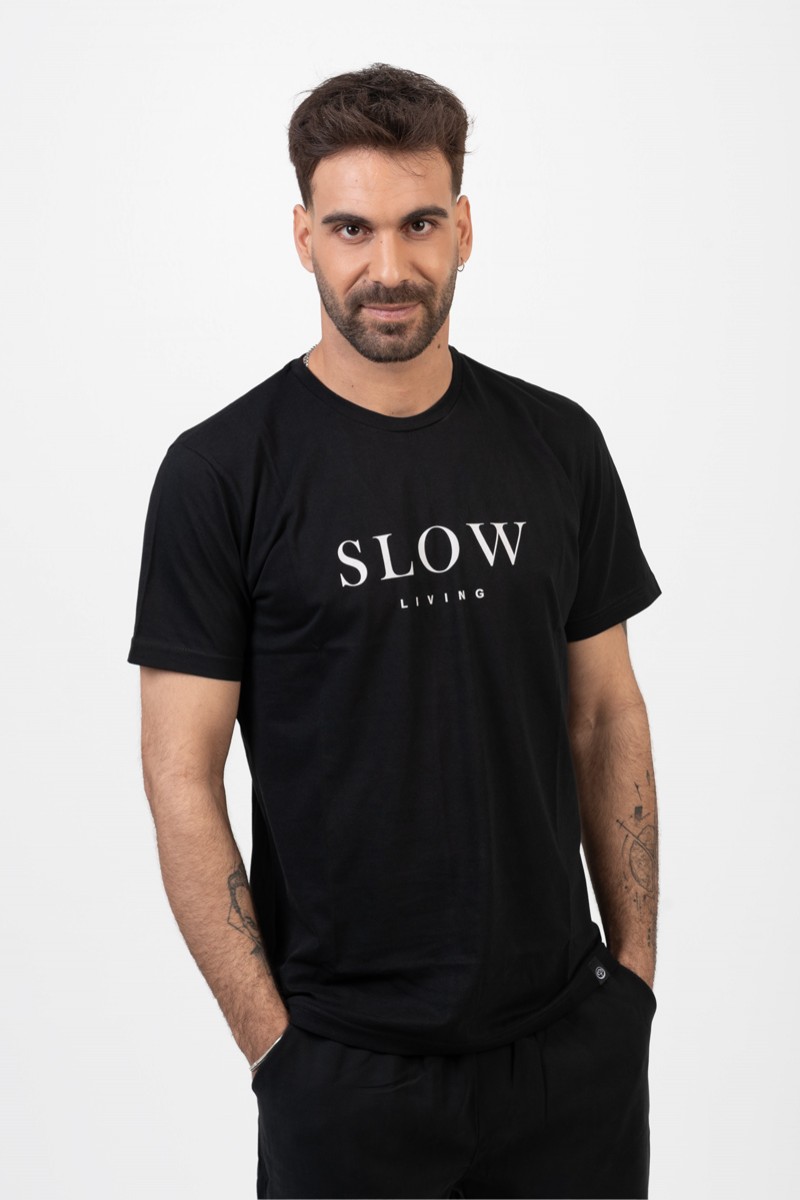 Men's T-shirt Cotton4all SLOW LIVING 24-901
