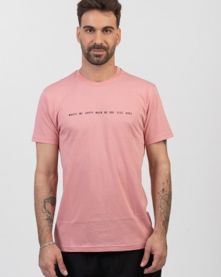 Herren T-Shirt Cotton4all MAKES ME HAPPY 24-912