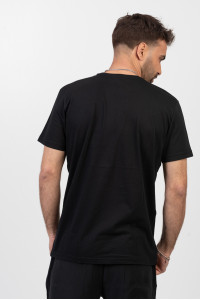 Men's T-Shirt Cotton4all PALM TREES BLACK 24-915