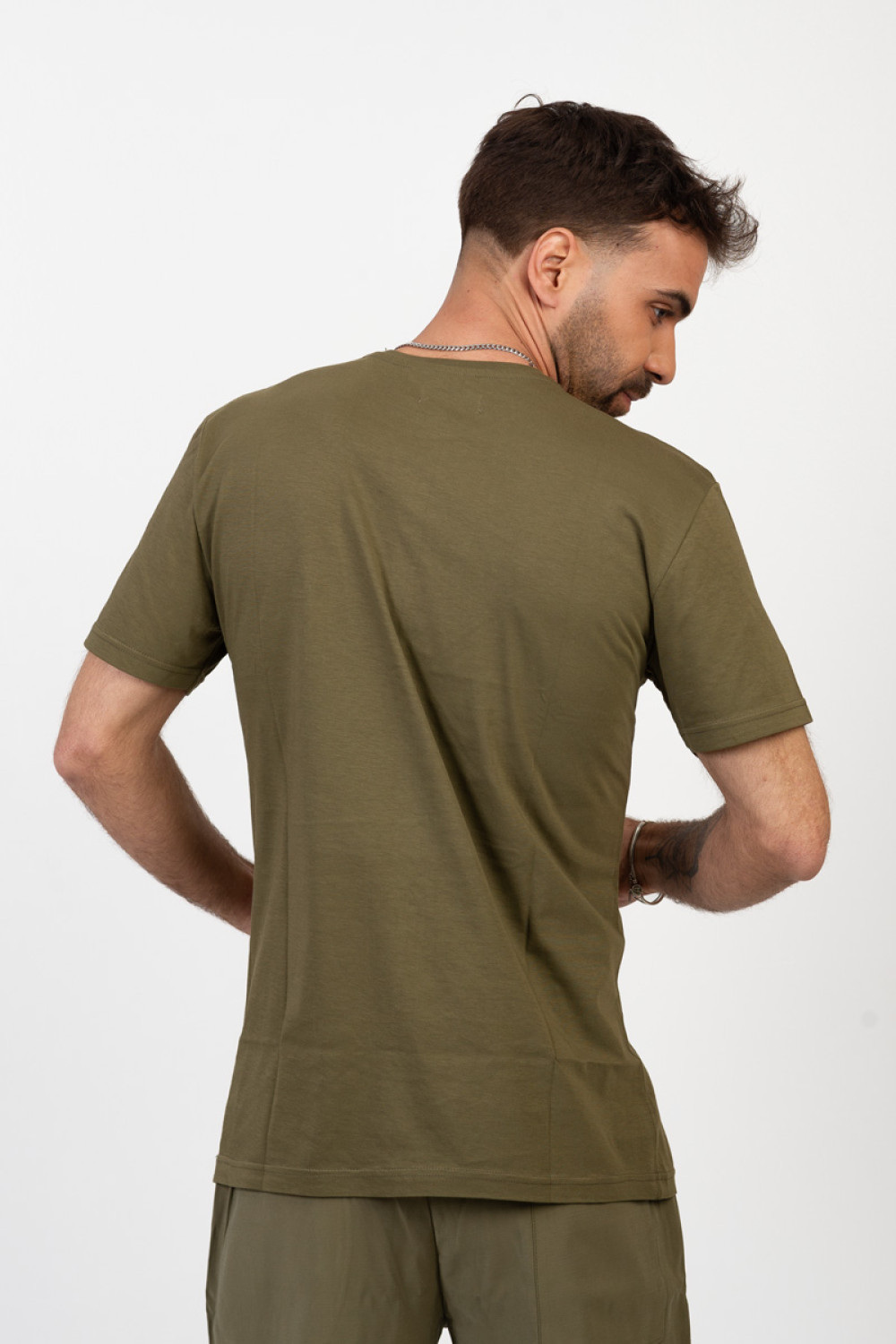 Men's T-Shirt Cotton4all 24-921 HAKI