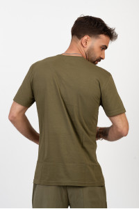 Men's T-Shirt Cotton4all 24-921 HAKI
