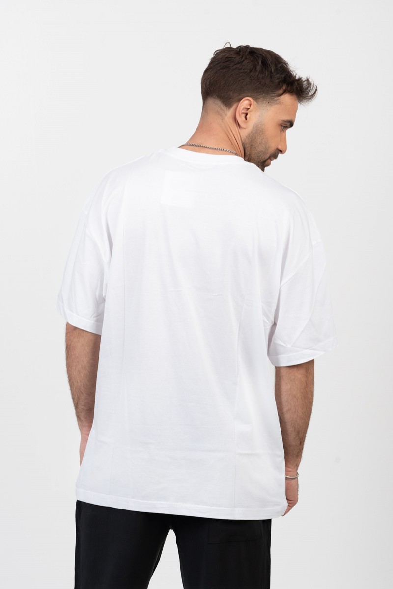 OVERSIZE Men's T-Shirt LOS ANGELES LAKERS WHITE